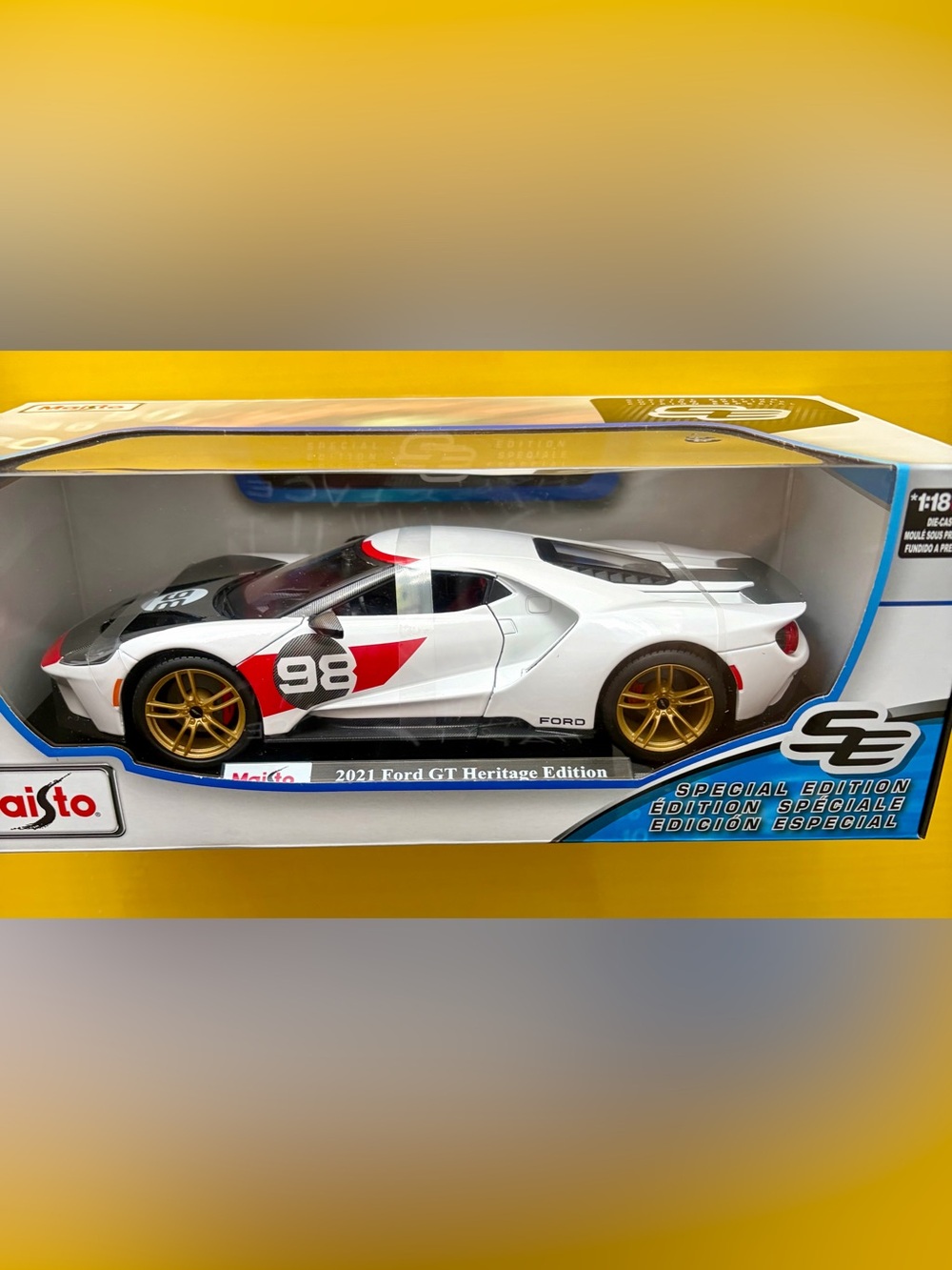 Maisto Special Edition 1/18 scale
2021 FIRD GT HERITAGE EDITION